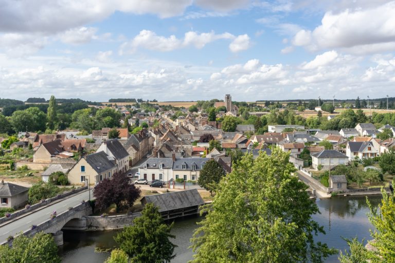 Aerial,View,Of,The,Chateaudun,,Ancient,City,In,France